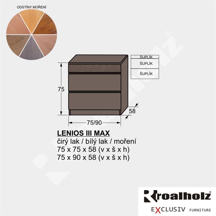 LENIOS III MAX mořená