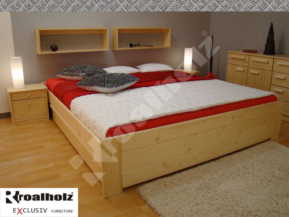 letiště z masivu do ložnice LINDA 2v1