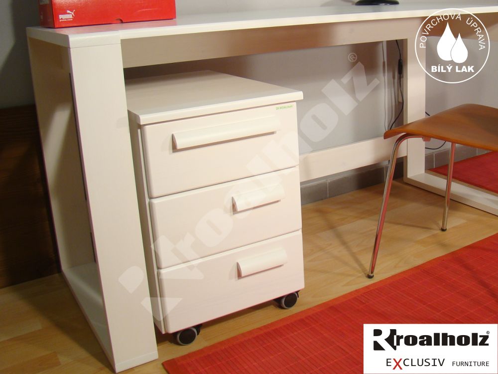 kontejner k psacímu stolu masiv GENIUS KONTEJNER