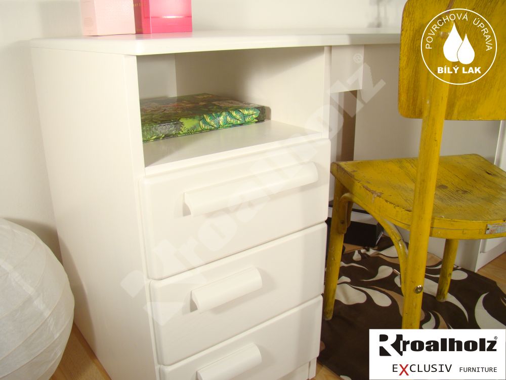 dřevěný psací stůl z masivu oboustranný AMOS 150