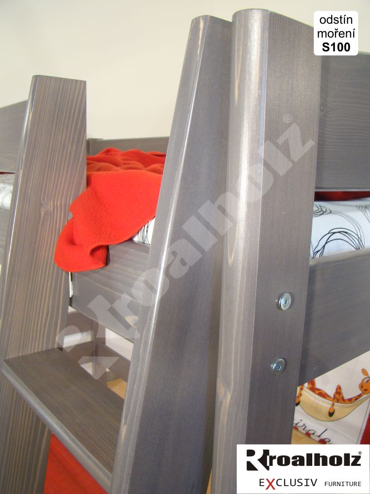 barevné horní spaní masiv, vysoké spaní masiv ELEA V