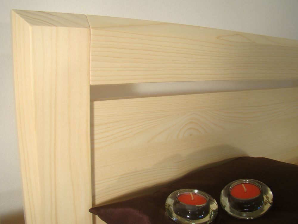 vysoká postel z masivu pro seniory MISSY SENIOR 100x200