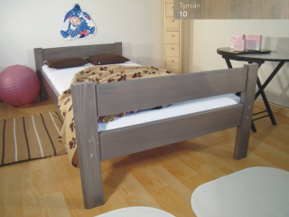 SLEVA - dřevěná postel masiv INGE B 90x200 / Tymián 10
