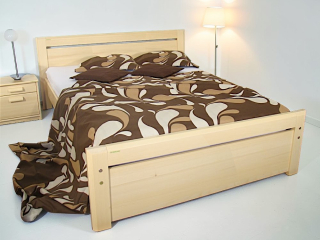 design moderní dvoulůžko z masivu MISSY, dvojlůžko