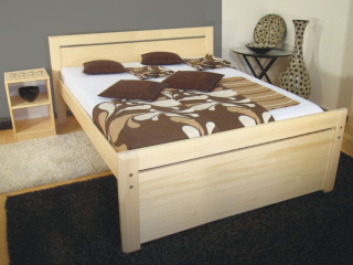 senior manželská postel z masivu MISSY SENIOR