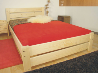 SLEVA - dřevěná postel masiv NELA NR 90x200 / Kari 05