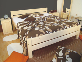 vysoké senior dvoulůžko z masivu NELA NR SENIOR