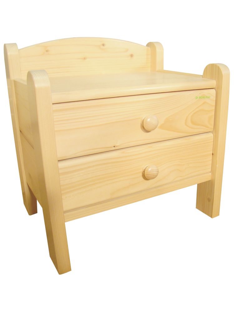 dřevěný šuplíkový noční stolek z masivu RADKA 