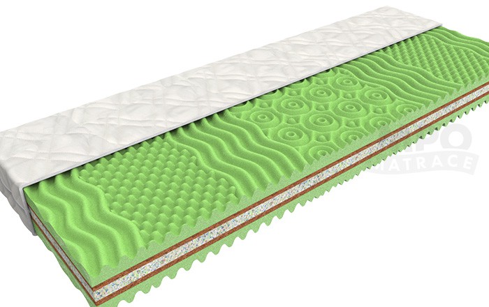matrace s kokosovým vláknem SENZA BIO 160/180x200 tuhost 5