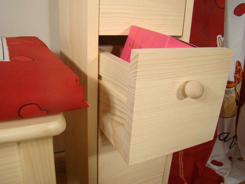 VÝPRODEJ - dřevěná design šuplíková VĚŽ