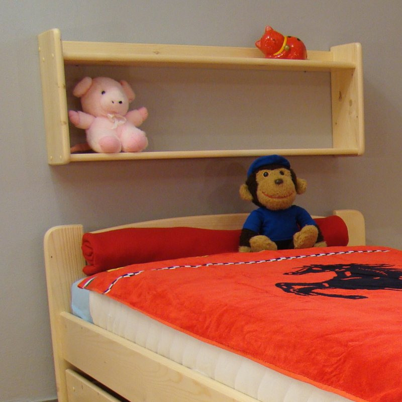 dřevěná závěsná police masiv ZARI