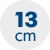 výška matrace 13 cm